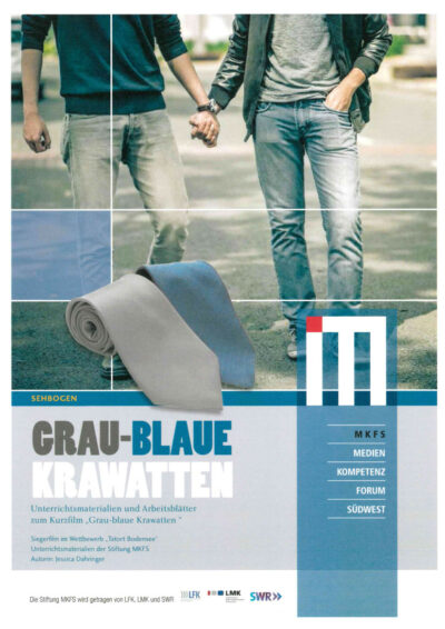 Grau-blaue Krawatten